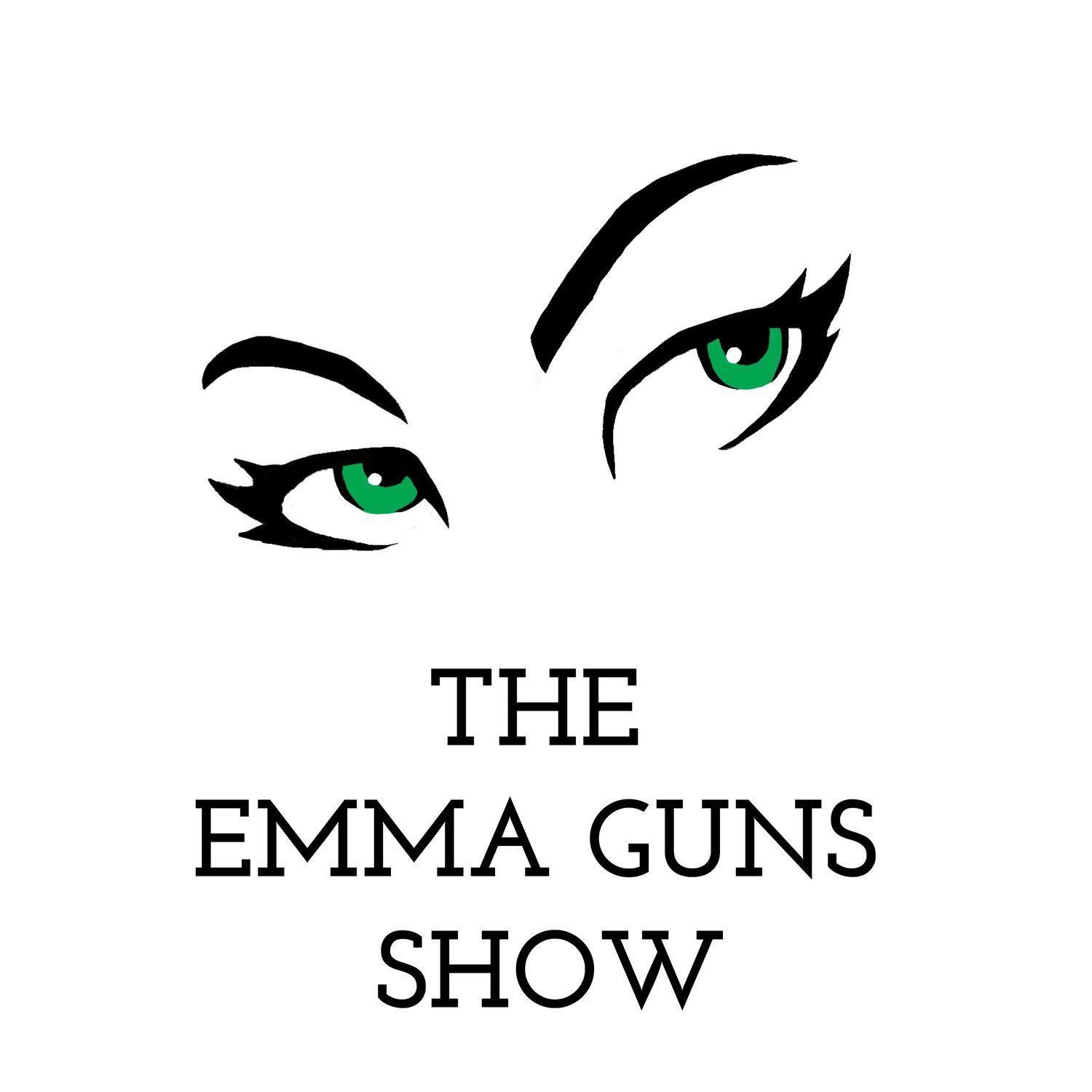 Runner Woman Logo - pod. fanatic. Podcast: The Emma Guns Show. Episode: Margaret Dabbs