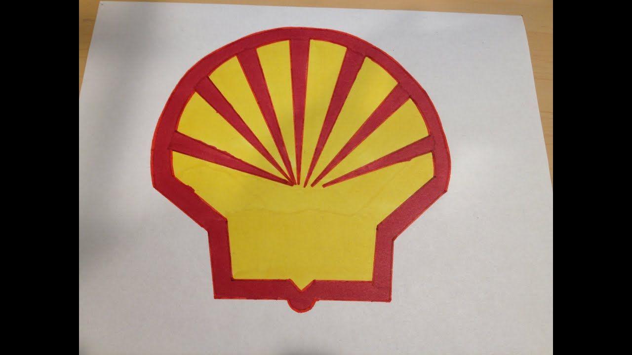 Red and Yellow Shell Logo - How to Draw the Shell Logo | Logo Drawing - YouTube