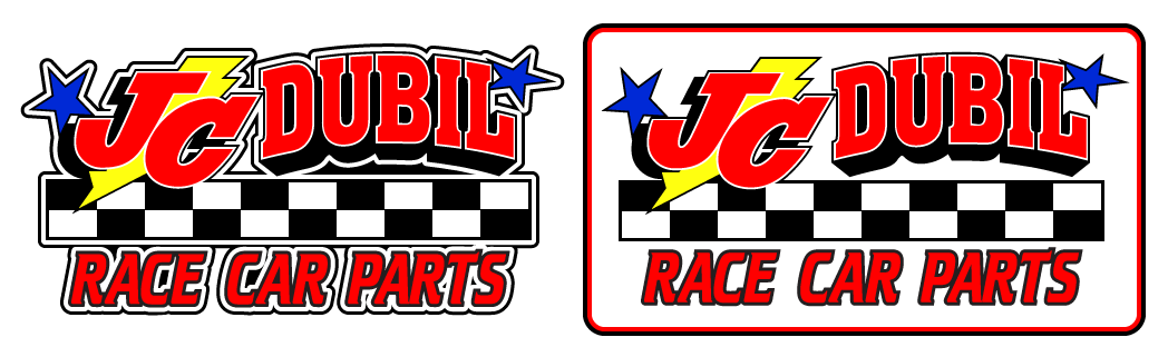 Race Car Parts Logo - J.C. Dubil Race Car Parts Logo Set | Slingindirt.com