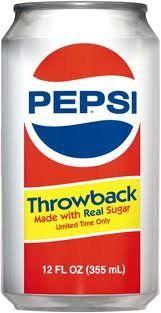 Pepsi Throwback Logo - Amazon.com : Pepsi Throwback, 12 oz Cans (Pack of 12 Cans) : Soda