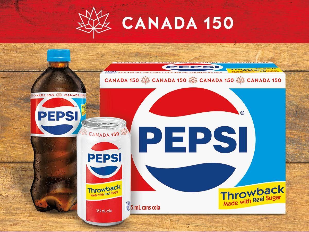 Pepsi Throwback Logo - PEPSI Canada Canada! Celebrate #Canada150
