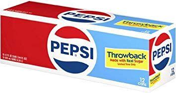 Pepsi Throwback Logo - Amazon.com : Pepsi Cola Throwback (12 Pack) : Soda Soft Drinks ...
