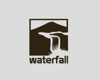 Waterfall Logo - waterfall Logo design logo Price $300.00. Yoga Studio