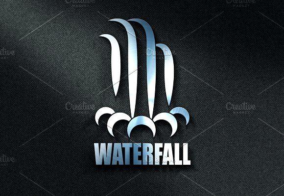 Waterfall Logo - Waterfall Logo Template ~ Logo Templates ~ Creative Market