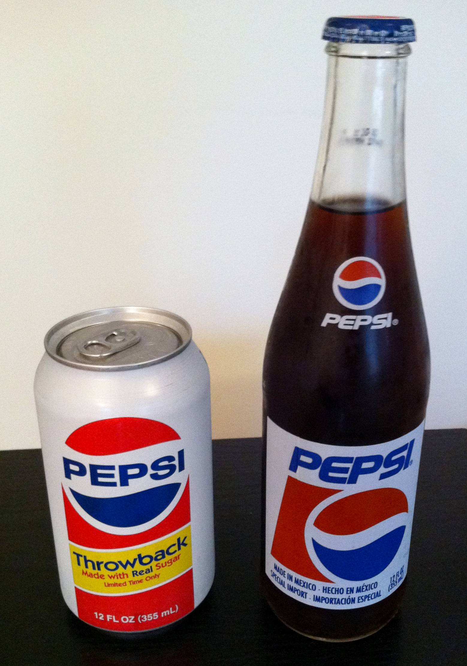 Pepsi Throwback Logo - Pepsi Throwback vs Mexican Pepsi! The battle of the real sugar colas