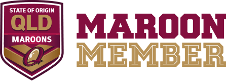 QLD Maroons Logo - Maroon Member | Home