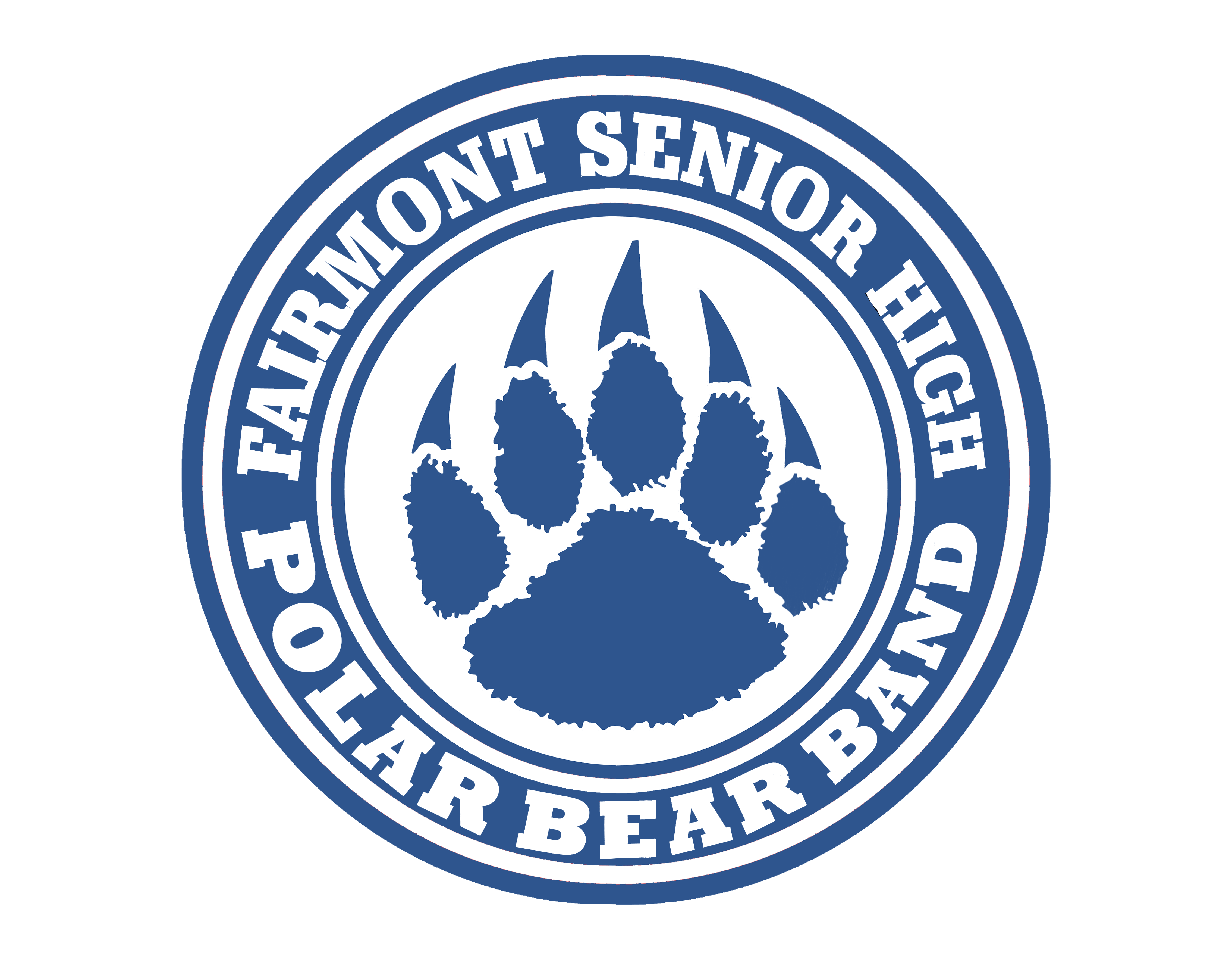 Blue Fairmont Logo - File:Fairmont Senior High Polar Bear Band Logo.png - Wikimedia Commons