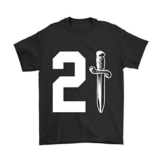 21 Savage Knife Logo - Savage Daggar ISSA Knife T Shirt