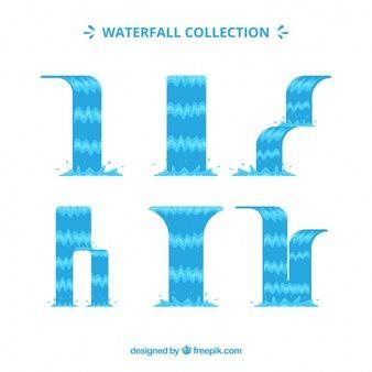 Waterfall Logo - Waterfall Mountain Vectors, Photos and PSD files | Free Download
