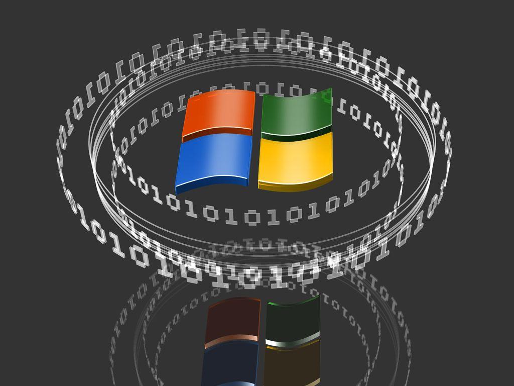 Microsoft Tech Logo - Six fully rendered Microsoft logo illustrations