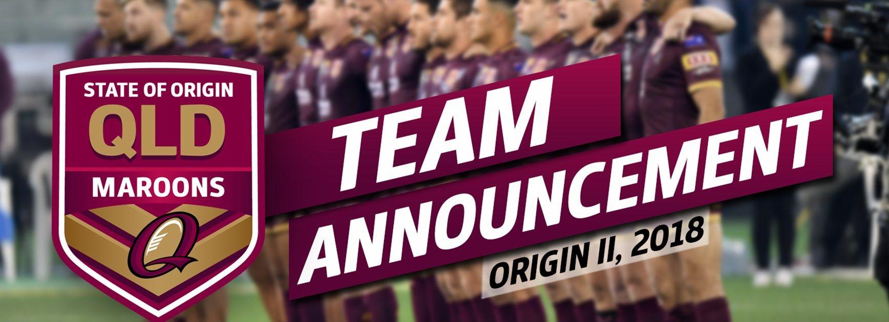 QLD Maroons Logo - TEAM | Queensland Maroons, Game Two - NSWRL