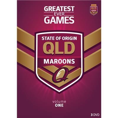 QLD Maroons Logo - State Of Origin Greatest Ever Games: Queensland 3 DVD | JB Hi-Fi