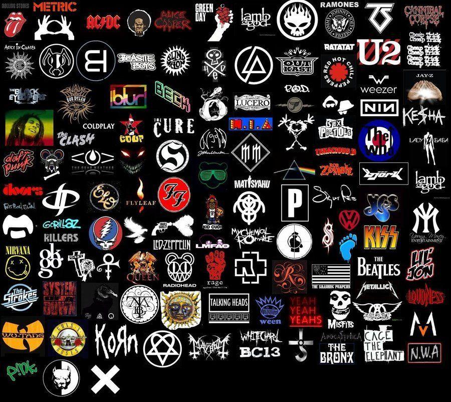 Band Logo - Band logo collage. Band Logos
