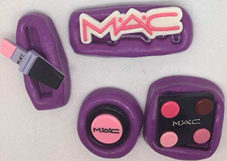 Mac Lipstick Logo - Make up silicone mould Mac lipstick blush eyeshadow logo: Amazon.co ...