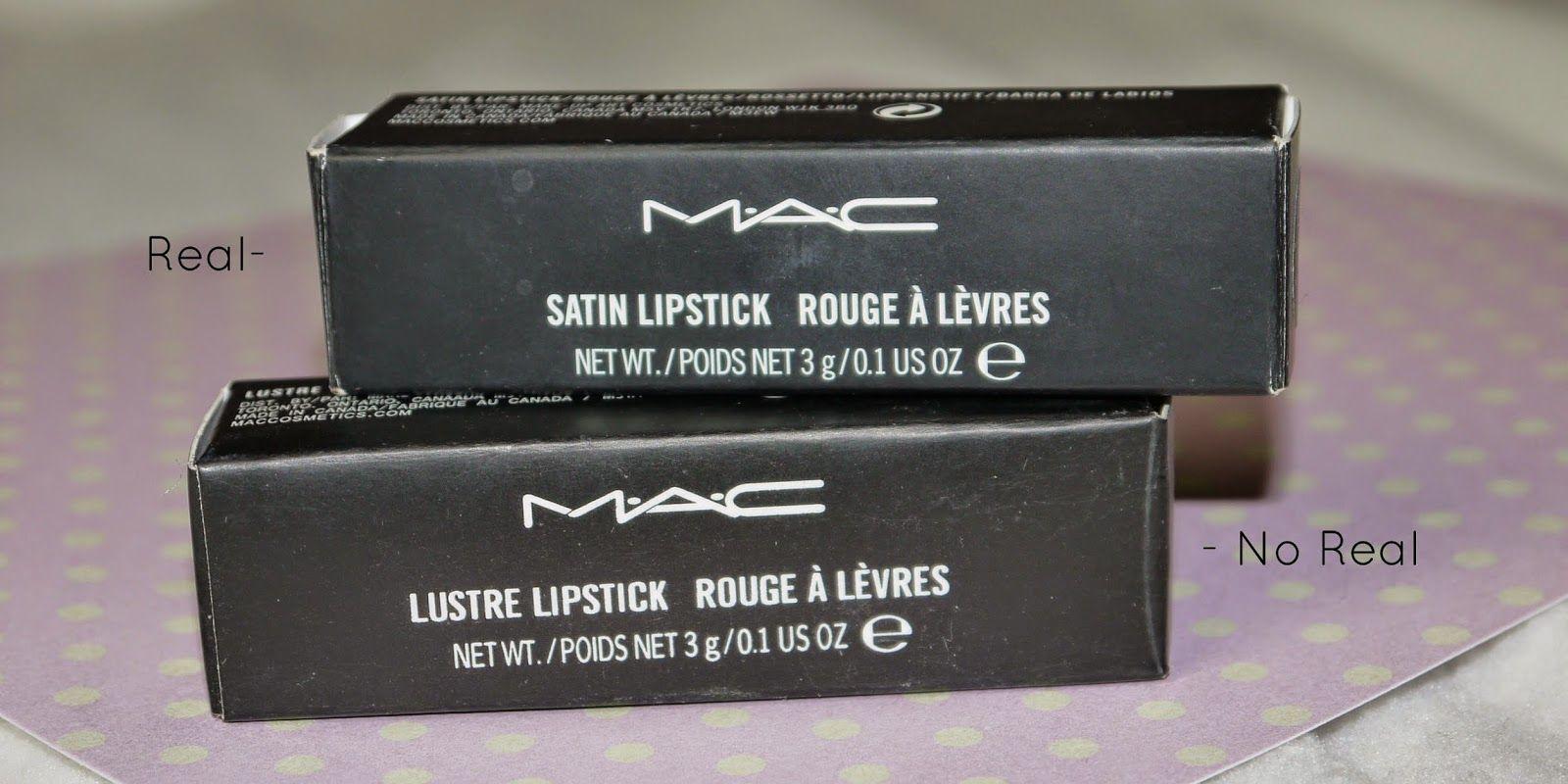 Mac Lipstick Logo - KIRSTYLEIGH: How to Notice a Fake