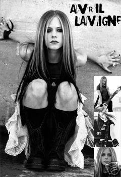 Avril Lavigne Black and White Logo - Avril Lavigne Poster Black and White Collage HOT NEW: Amazon.co.uk ...