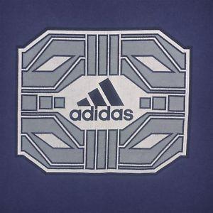 Three Blue Bars Logo - Vintage Adidas Three Bars Logo T Shirt Blue XL