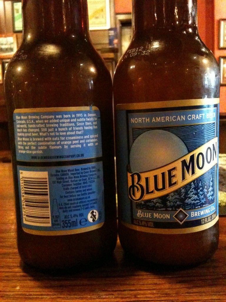 Blue Moon Lager Logo - I might have a glass of beer: Blue Moon bullshit