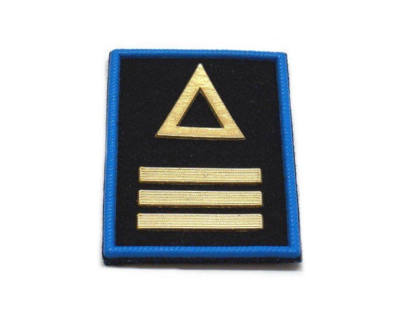 Three Blue Bars Logo - Grade Strip Municipal Police Three Bars And Triangle Delfiero S.r.l.