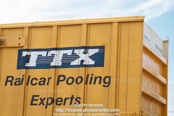 TTX Rail Logo - TTX Boxcar Logo Branding Close-up | Scott Nodine Stock Photography
