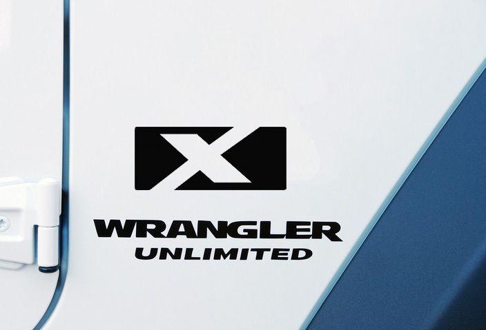 Jeep Wrangler X Logo - 2 of Jeep wrangler unlimited x Decal and 47 similar items