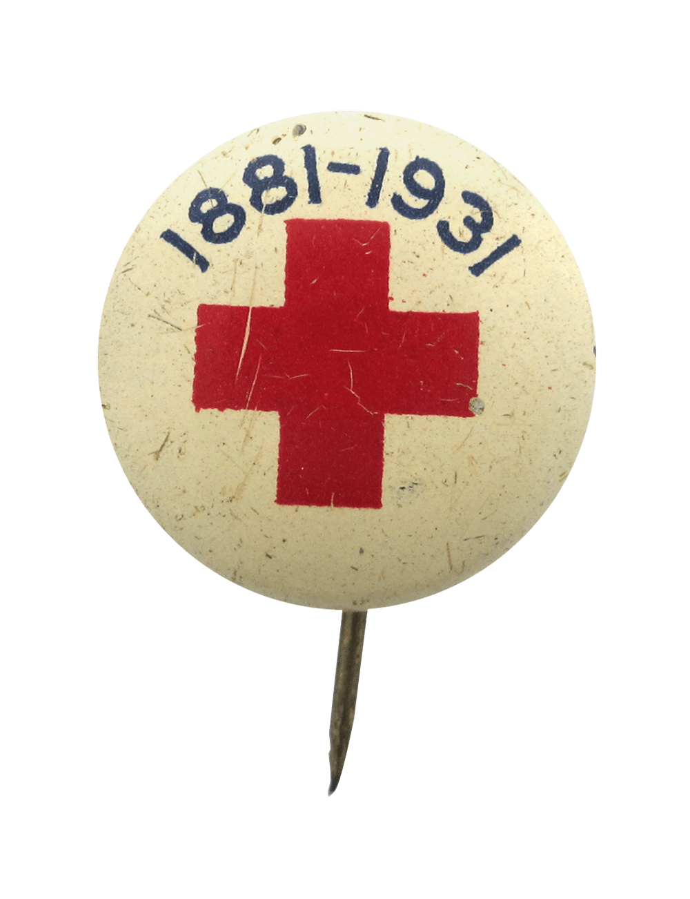 1881 Red Cross Logo - Red Cross 1881-1931 | Busy Beaver Button Museum