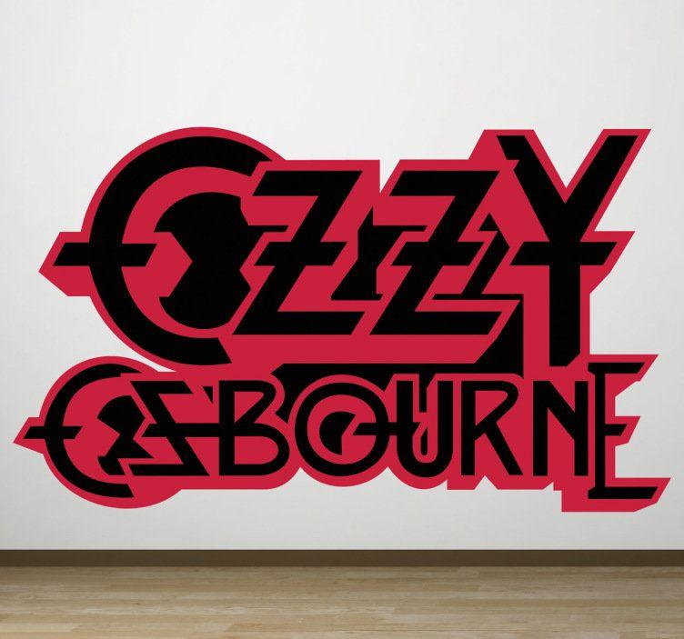 New Ozzy Logo - Ozzy Osbourne Logo Sticker - TenStickers