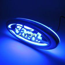 Blue LED Logo - 5 D Emblem LED Rear Badge Blue Colour 14.5cm X 6.5cm Logo Light Ford ...