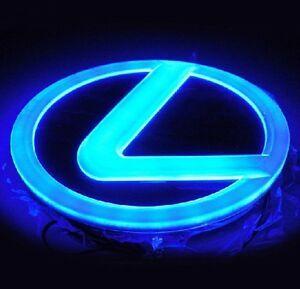 Blue LED Logo - L002B Full Illuminated 4D Blue LED Light Badge Emblem Logo 10.5xm x