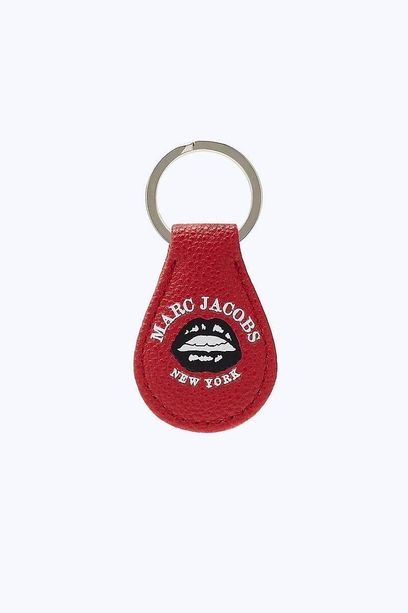 Red Daisy Logo - Marc Jacobs Starmouth Lips Logo Keyring in Red | Marc Jacobs ...