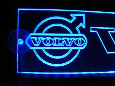 Blue LED Logo - 24 VOLTS VOLVO With LOGO ENGRAVED ILLUMINATING BLUE LED NEON PLATE ...