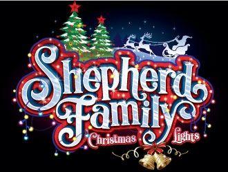 Christmas Lights Logo - Shepherd Family Christmas Lights logo design