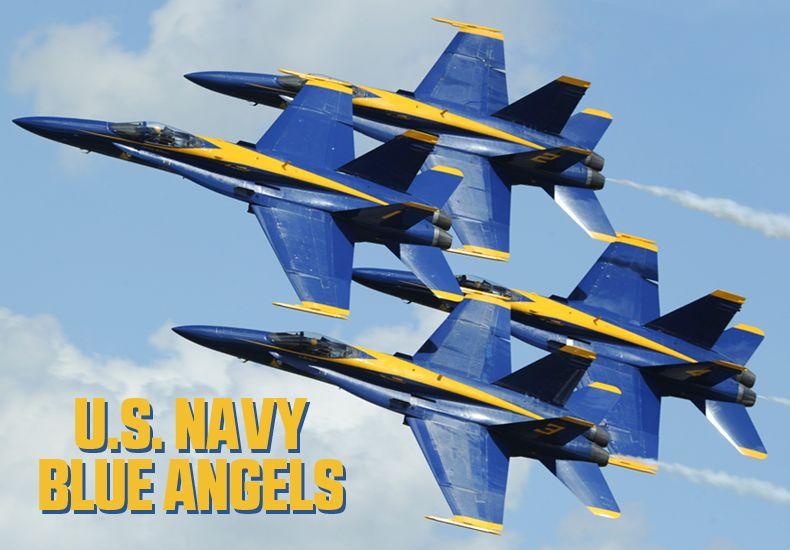 Blue Angels US Navy Logo - U.S. Navy Blue Angels | 2019 Vectren Dayton Air Show