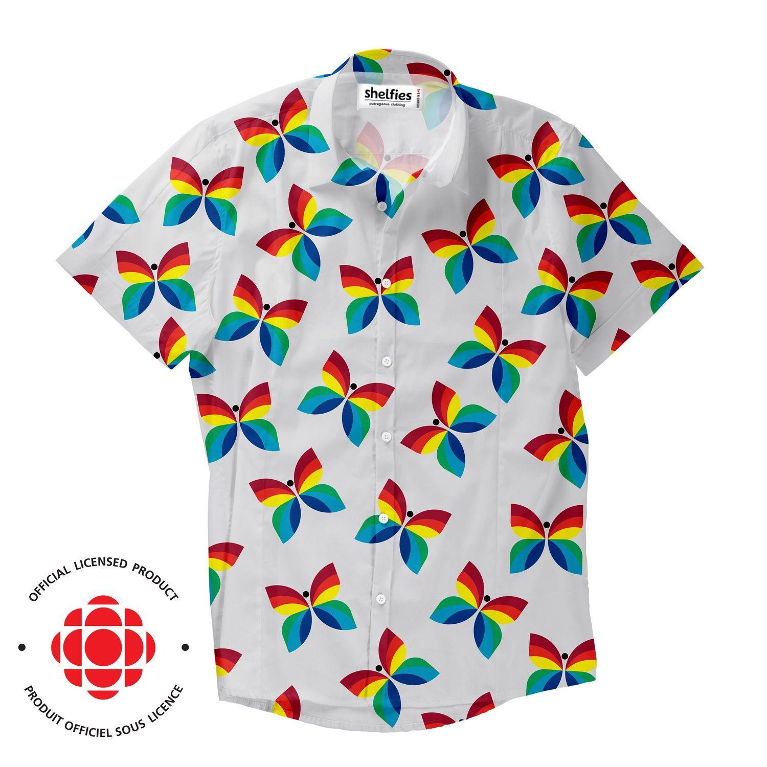 TV Butterfly Logo - Created In 1966 By Hubert Tison, The CBC Radio Canada Rainbow