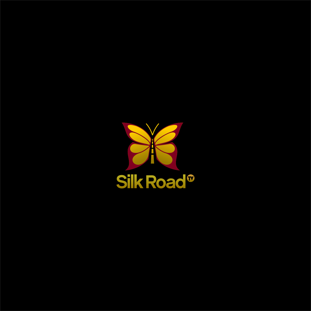 TV Butterfly Logo - Professional, Bold, Television Station Logo Design for Silk Road TV