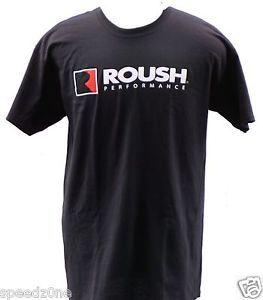 Two R Logo - ROUSH PERFORMANCE TWO SIDED BLACK SHIRT WITH LARGE R LOGO