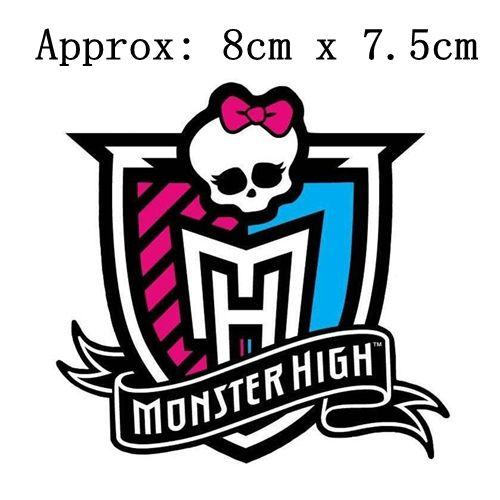 TV Butterfly Logo - HOT ! STAR Monster High logo Skull pink butterfly ties TV Movie