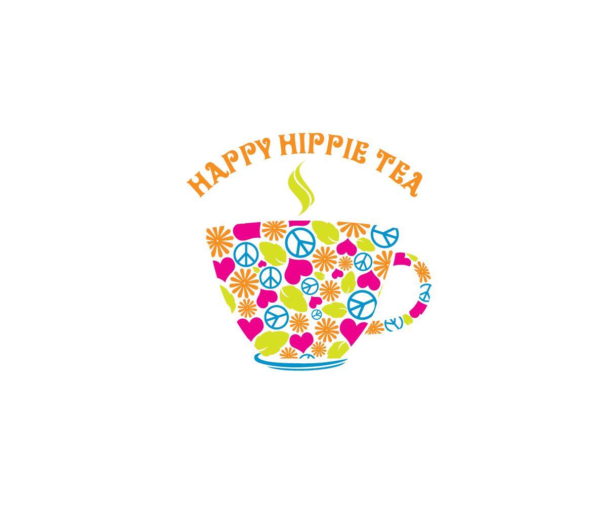 Happy Hippie Logo - Bold, Modern, It Company Logo Design for Happy Hippie Tea by ...
