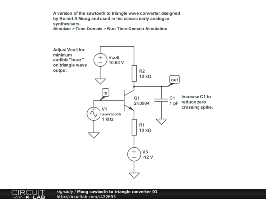 Sawtooth Triangle Logo - Moog sawtooth to triangle converter 01