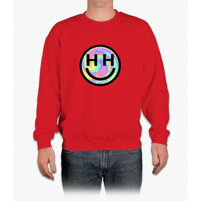 Happy Hippie Logo - Happy Hippie Foundation Logo [Tie-Dye] Crewneck Sweatshirt ...