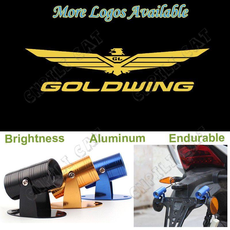 Goldwing Logo - 1x GOLDWING Logo Motorcycle Spotlight Laser Projector Shadow LED ...