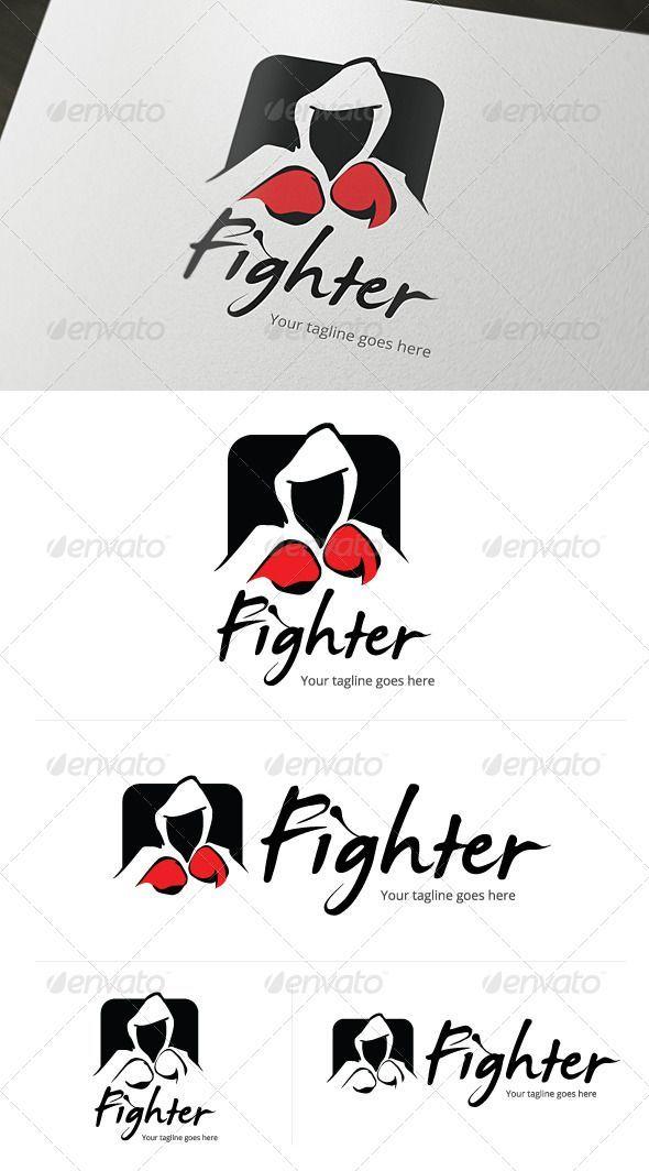 Boxing Game Logo - Fighter Entertainment Logo #GraphicRiver Suitable for any kind of ...