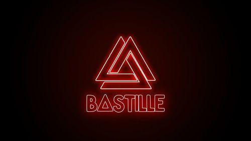 Bastille Logo - Bastille- neon lights I made it in Photoshop