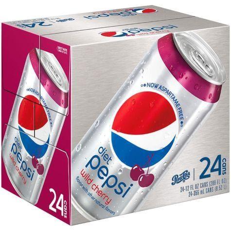 Diet Cherry Pepsi Logo - Wild Cherry Diet Pepsi 24-12 fl. oz. Cans: Shopko