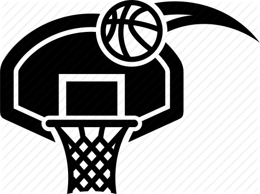 Basketball Hoop Logo - Backboard, basketball, shot icon