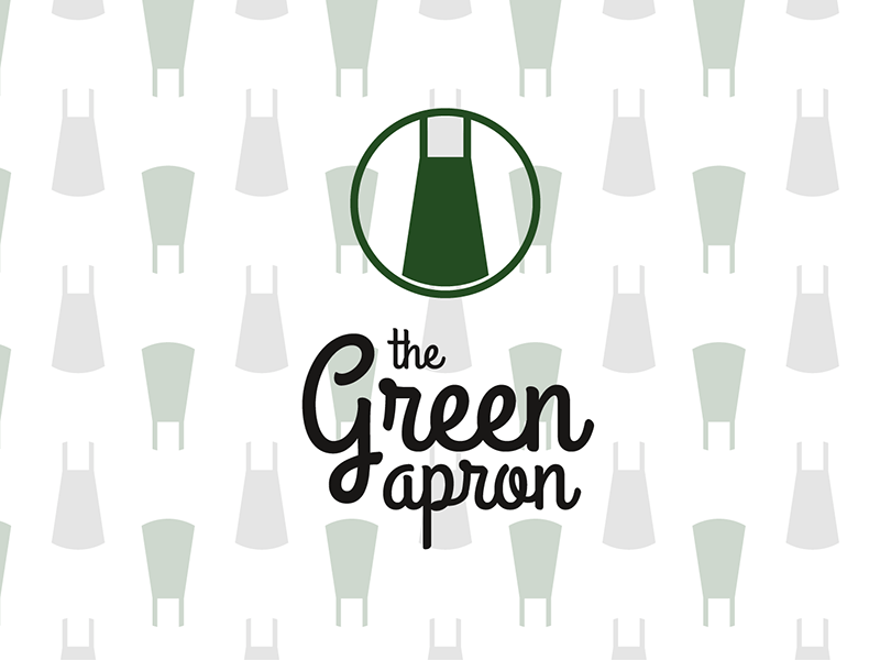 Apron Logo - The Green Apron Logo and Business Card by Tea Wetyšková. Dribbble