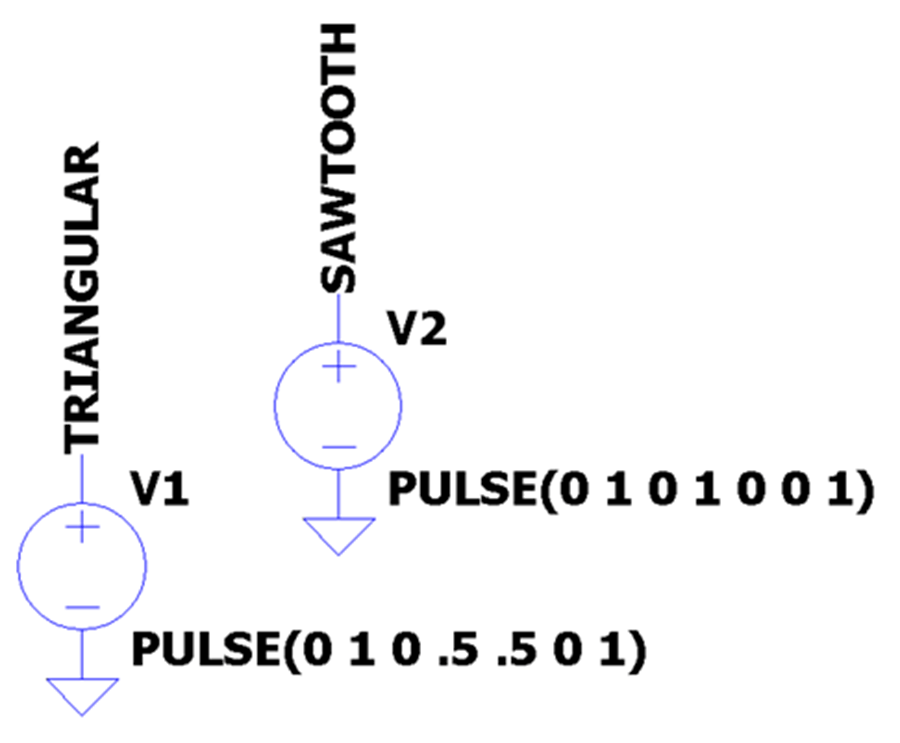 Sawtooth Triangle Logo - LTspice: Generating Triangular & Sawtooth Waveforms | Analog Devices