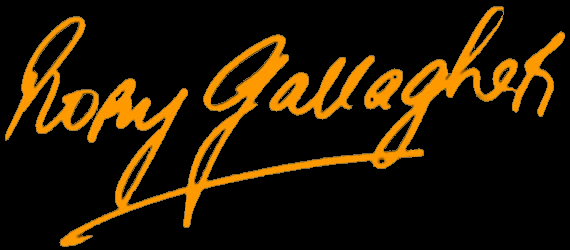 Rory Gallagher Logo - Rory Gallagher