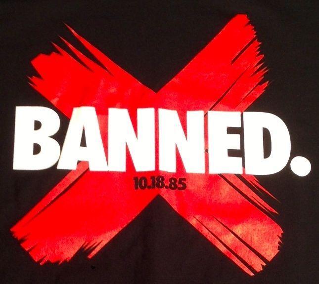 Jordan 1 Logo - Banned T Shirt AIR JORDAN 1