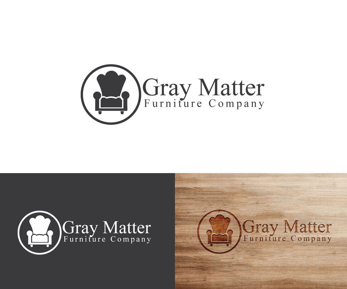 Furniture Company Logo - Modern, Serious, It Company Logo Design for Gray Matter Furniture